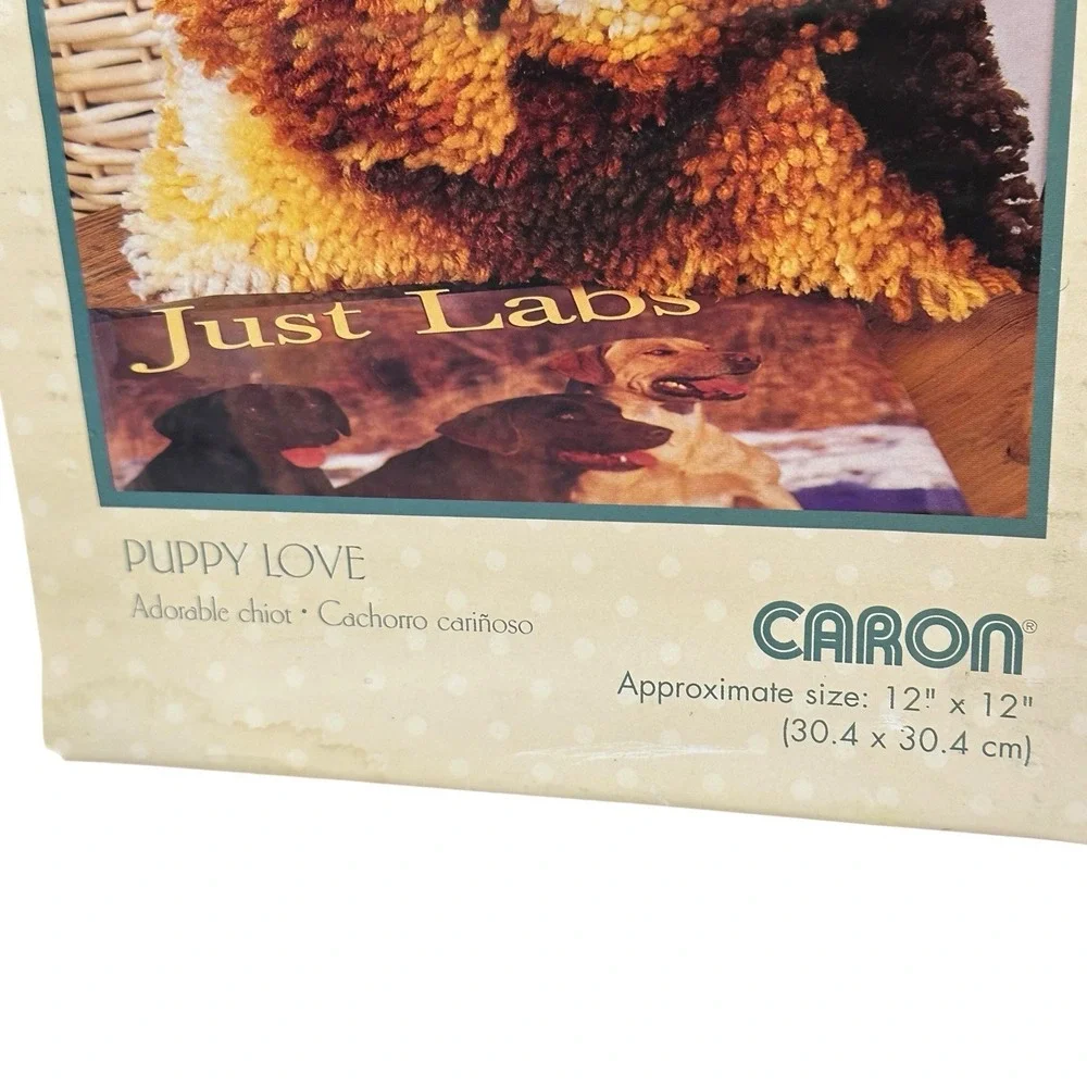 NEW Caron PUPPY LOVE Latch Hook Kit 12